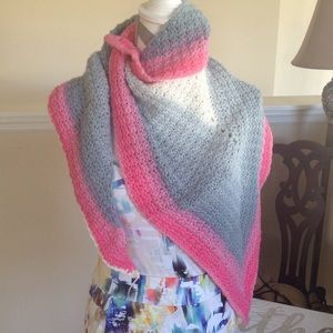 Homemade Triangle Scarf and Shawl or Wrap
